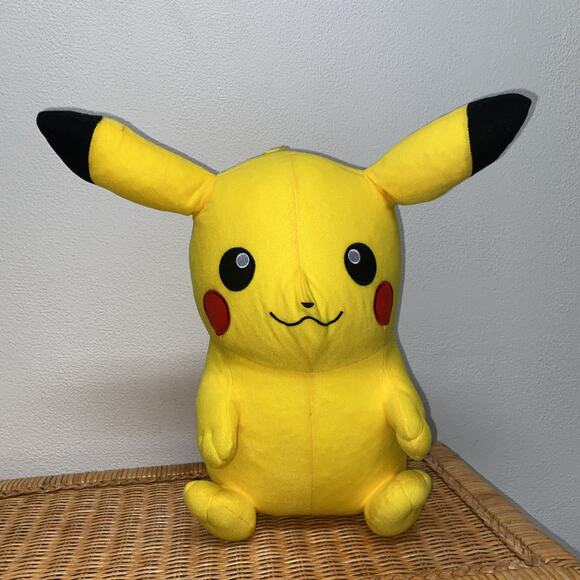 Pokemon Pikachu Toy Factory 16" Plush Stuffed Animal Doll Large 2022 - NwOT - Picture 1 of 9